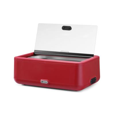 Chafing dish UNIQ, HENDI, designed by Robert Bronwasser, GN 1/1, Červená, 230V/700W, 607x402x(H)245mm | 470459